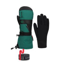 Зимни ръкавици тип митенки с висок маншет 686 GORE-TEX Smarty 3-в-1 – изумруденозелено